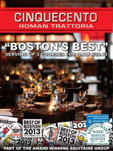 Cinquecento Restaurant Week Cinquecento Restaurant Week