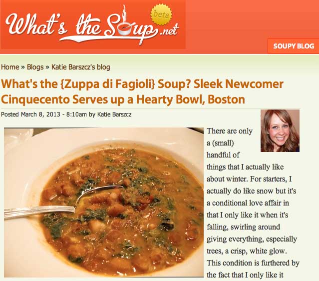 whats the soup copy